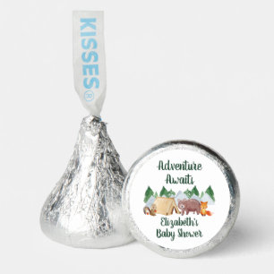 Rustic Woodland Animals Baby Shower  Hershey®'s Kisses®