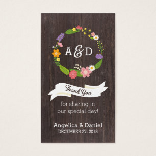 Rustic Woodland Bohemian Floral Wreath Wedding