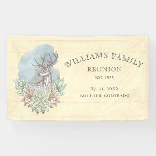 Rustic woodland family reunion