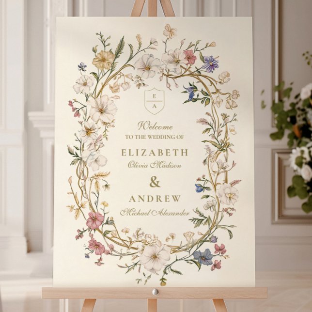 Rustic Woodland Fern Wedding Foam Board (Creator Uploaded)