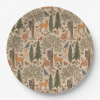Rustic Woodland Forest Animals Boy Baby Shower
