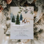 Rustic Woodland Gender Neutral Baby Shower Invitation<br><div class="desc">Winter Woodland Gender Neutral Baby Shower Invitation. Designed with a watercolor snowy forest scene. Click Personalize to edit all text. Matching items in our store Cava Party Design.</div>