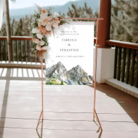 Rustic Woodland Mountain Forest engagement welcome