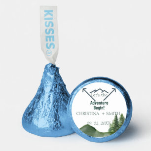 Rustic Woodland Mountain Forest Pine Wedding Hershey®'s Kisses®