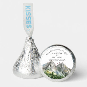 Rustic Woodland Mountain Forest Pine Wedding Hershey®'s Kisses®