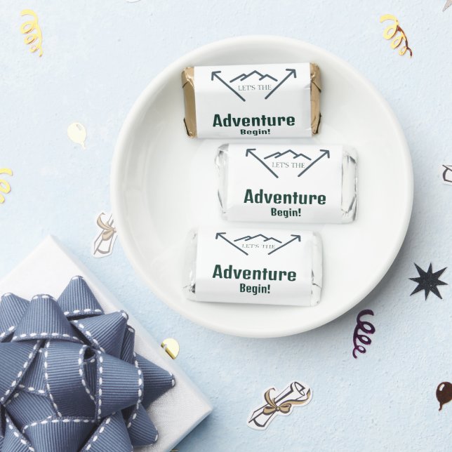 Rustic Woodland Mountain Forest Pine Wedding Hershey's Miniatures (Party)