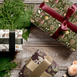 Rustic Woodland Watercolor Woodsy Mushroom Forest  Wrapping Paper Sheets<br><div class="desc">Embrace the whimsy of the season with our enchanting watercolor woodland woodsy mushroom Christmas paper wrapping paper sheets! It's the perfect way to wrap your gifts with a little artistic magic this holiday season. Our whimsical and charming design is bursting with our hand-painted watercolor mushrooms, winter greenery, and berries. Spread...</div>