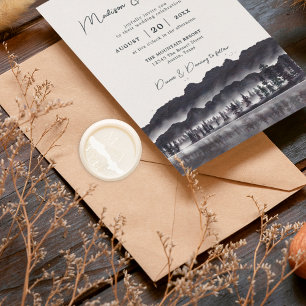 Rustic Woods Personalized Wedding Monogram Wax Seal Stamp