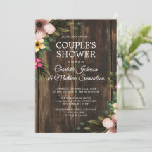 Rustic Woodsy Elegant Country  Party Invitation