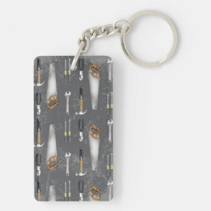 Rustic Workman Tools Keychain