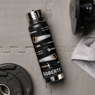 Rustic Workman Tools Water Bottle