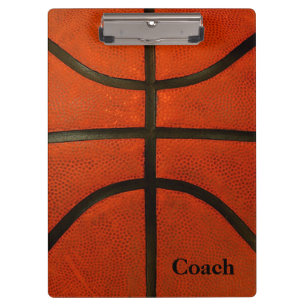 Rustic Worn Basketball Clipboard