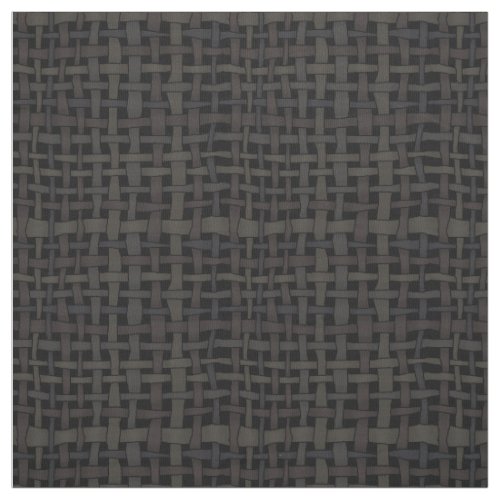 Rustic Woven Elegant Black Burlap Fabric