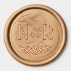 Rustic Wreath Custom Couple's Initials Wedding