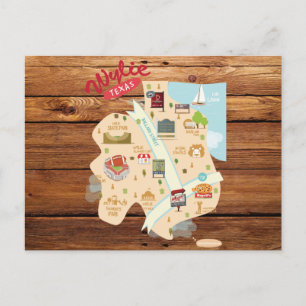 Rustic Wylie Texas Postcard