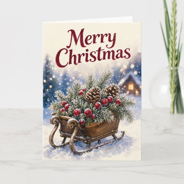 Rustic Xmas Cards (Front)