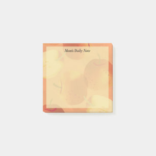 Rustic Yellow Apple Cottagecore Mom Daily Post-it Notes