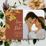 Rustic Yellow Autumn Foliage Fall Wedding Magnet<br><div class="desc">Rustic Yellow Autumn Foliage Fall Wedding Save the Date Magnet. All the texts are pre-arranged for you to personalize easily and quickly with your own details.</div>
