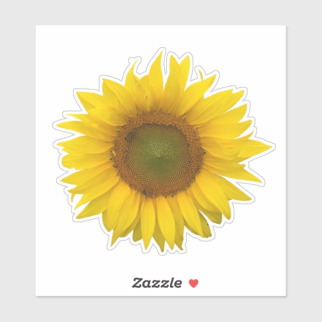 Rustic Yellow Sunflower Floral Sticker (Sheet)