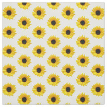 Celestial Sunflower Printed Fabric