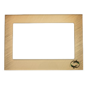 Rustic Yin Yang Lizards Magnetic Frame