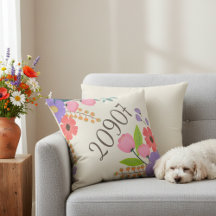 Rustic ZIP Code Location 16x16 Throw Pillow