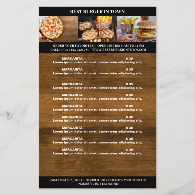 Rustikal Flyer (Front)