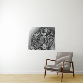 Rusting Away Black And White Tapestry by BlakCircleGirl at Zazzle