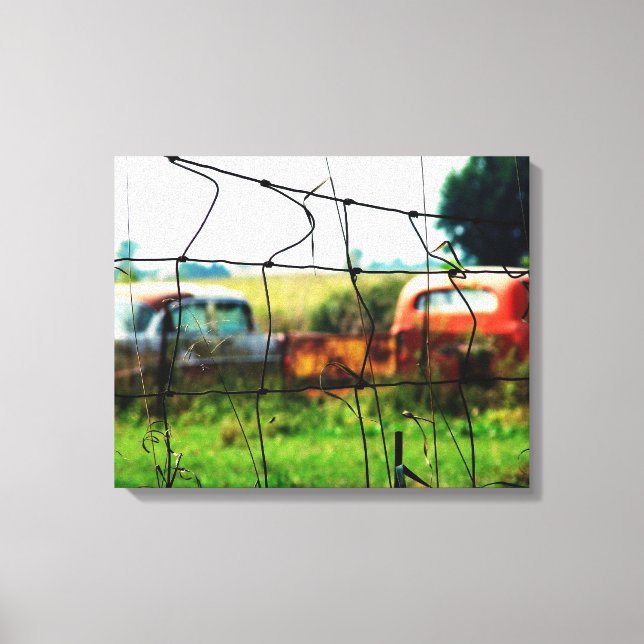 Rusting Away Canvas Print (Front)