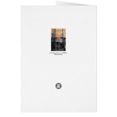 Rusting Buffer Old Steam Train Le Mastrou card (Back)