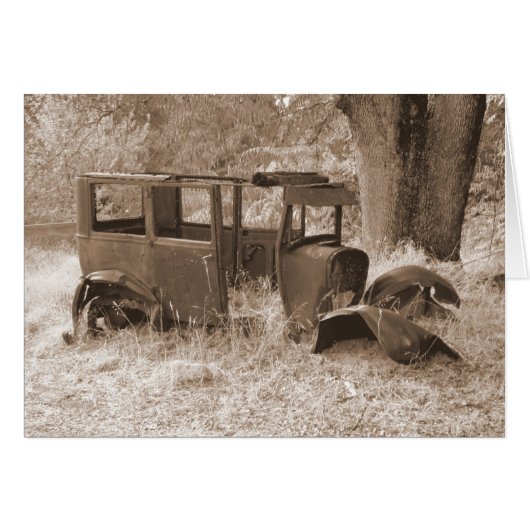 Rusting Model A Cards (Front Horizontal)