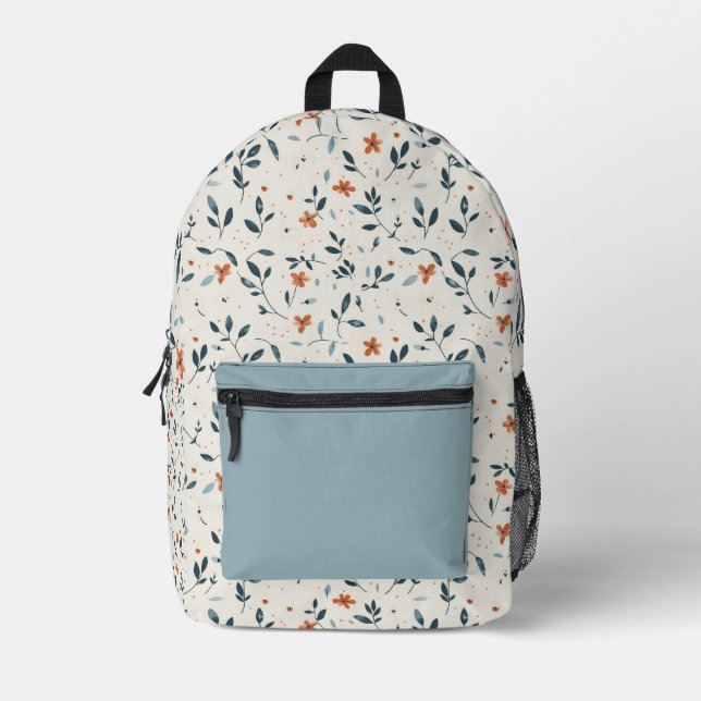 Rustique Floral Backpack (Front)
