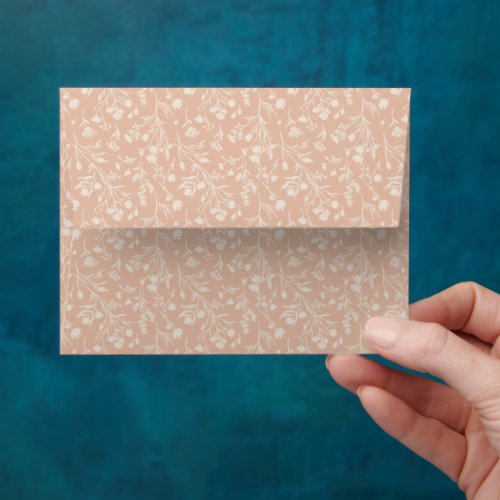 Rustling Blooms Neutral - Warm Apricot Envelope