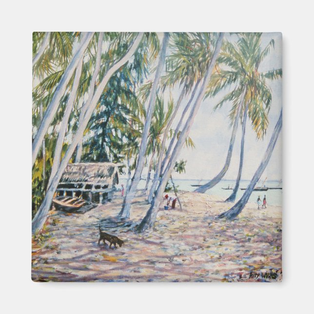 Rustling Palms Zanzibar 2002 Magnet (Front)