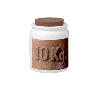 Rusty 10 kg candy jar