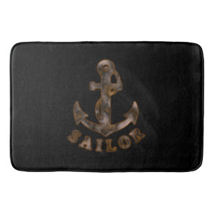 Rusty Anchor Bathroom Mat
