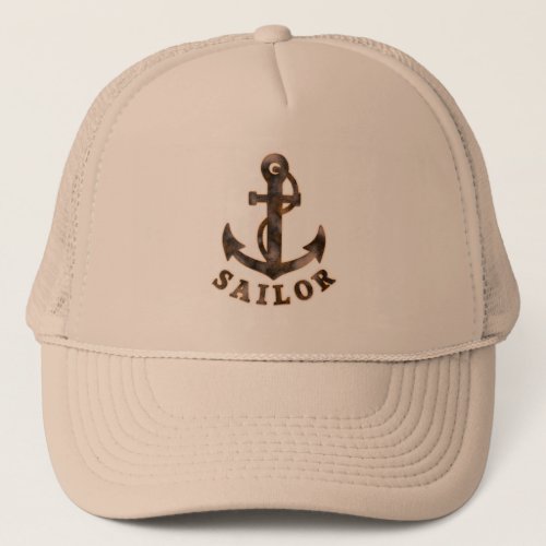 Rusty Anchor Trucker Hat