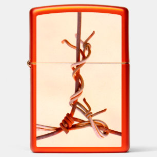 Rusty Barbed Wire Knot Zippo Lighter