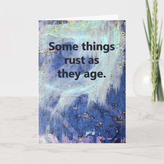 Rusty Birthday Card (Front)