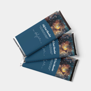 Rusty Blue Cloud Nebula Self Care Hershey Bar Favors