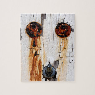 Rusty Bolts Nuts Peeling Paint Jigsaw Puzzle