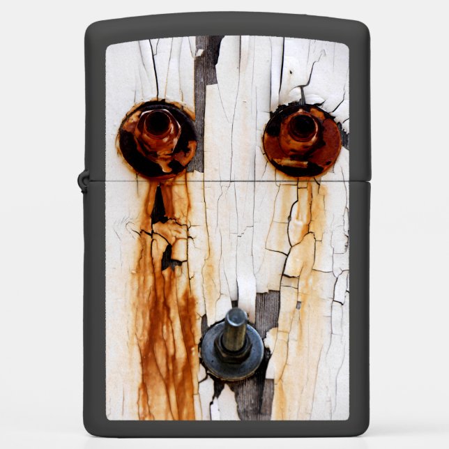Rusty Bolts Nuts & Peeling Paint Zippo Lighter (Front)