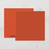 Rusty Burnt Pumpkin Solid Color