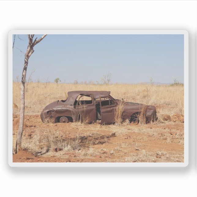 Rusty Car Sticker (Front)