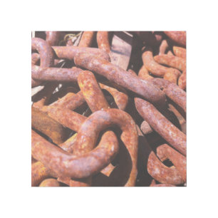 Rusty Chain 12" x 12" Gallery Wrap