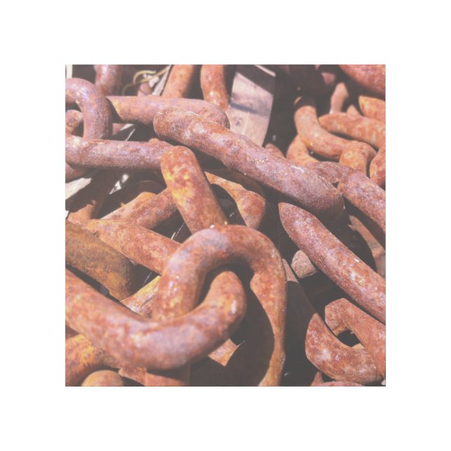Rusty Chain 12" x 12" Gallery Wrap (Front)
