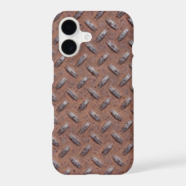 rusty diamond plate Case-Mate iPhone case (Back)