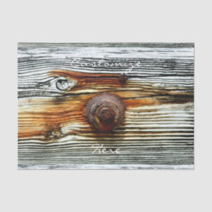 rusty driftwood board Thunder_Cove Tissue Paper