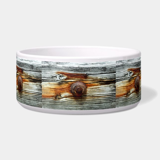 rusty driftwood grey bowl (Front)