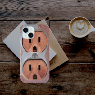 Rusty Electrical Outlet iPhone 15 Case